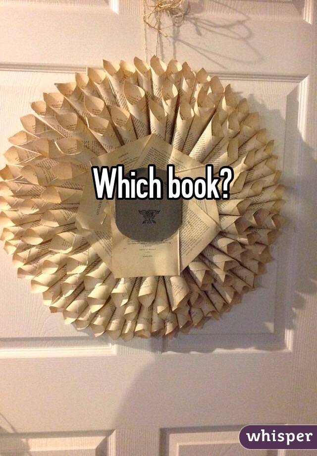 Which book?