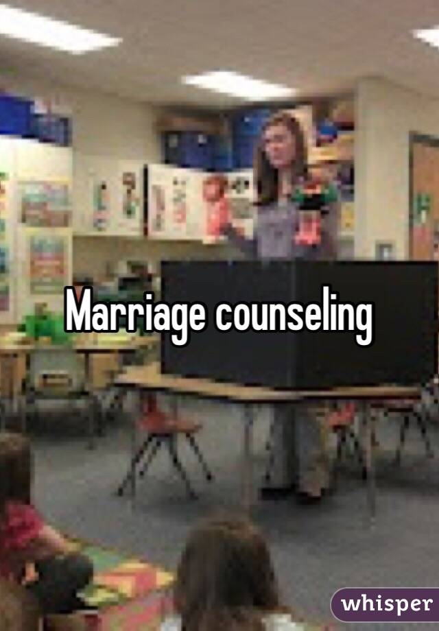 Marriage counseling 