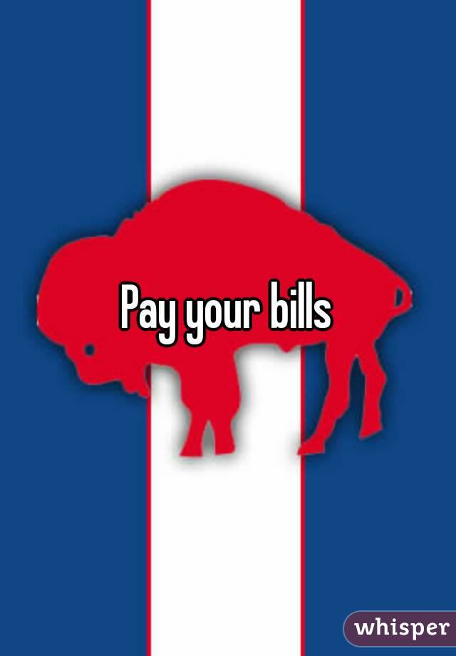 Pay your bills