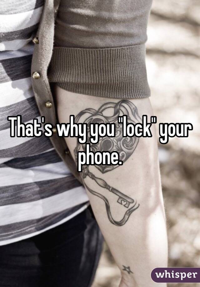 That's why you "lock" your phone. 