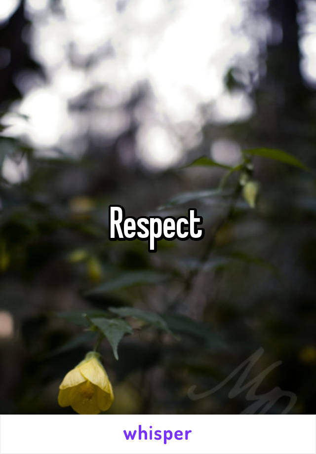 Respect 