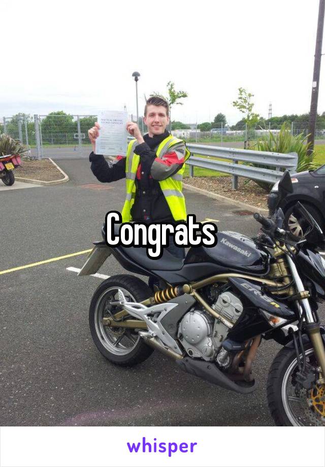 Congrats 