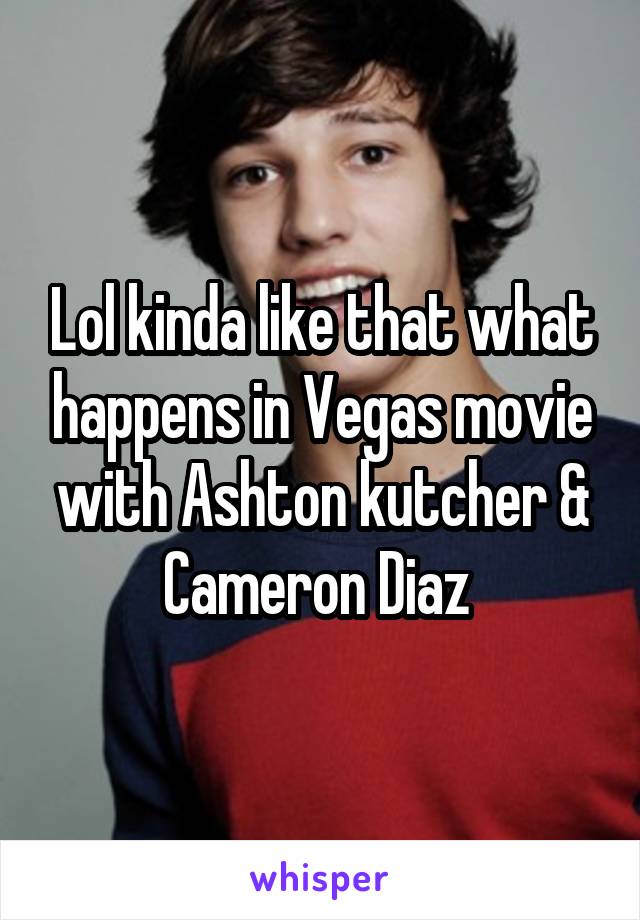 Lol kinda like that what happens in Vegas movie with Ashton kutcher & Cameron Diaz 