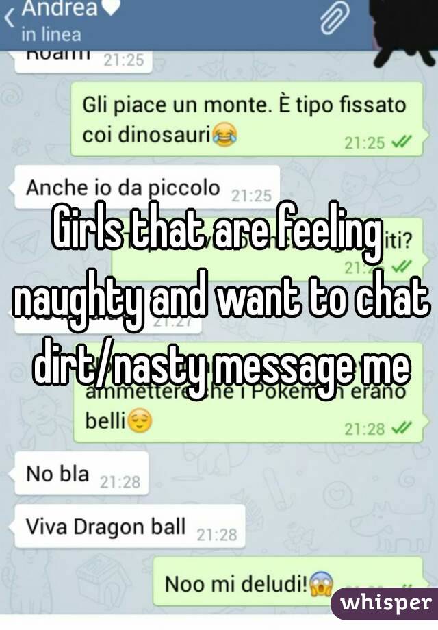 Naughty chat