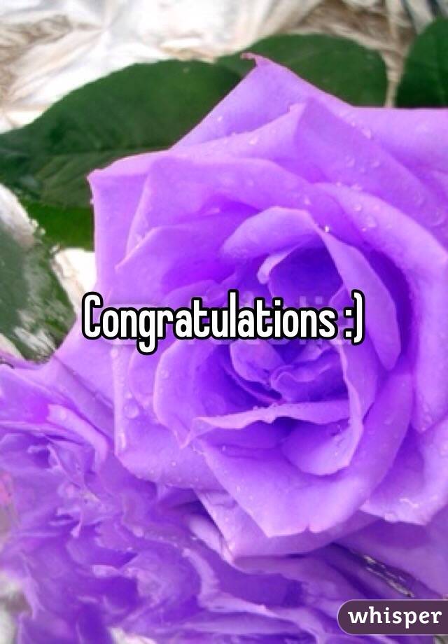 Congratulations :) 