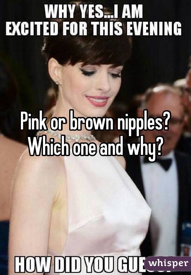 Brown Nipples Vs Pink Nipples 12
