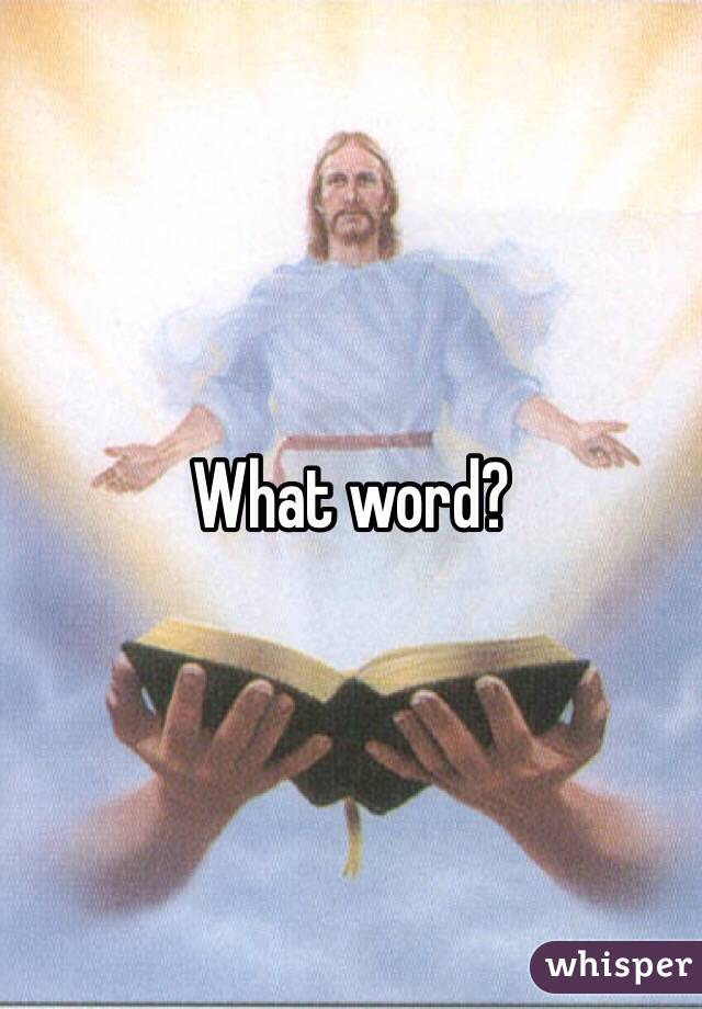 What word?