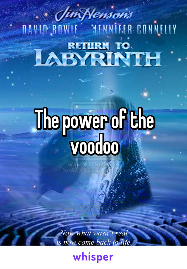 The power of the voodoo