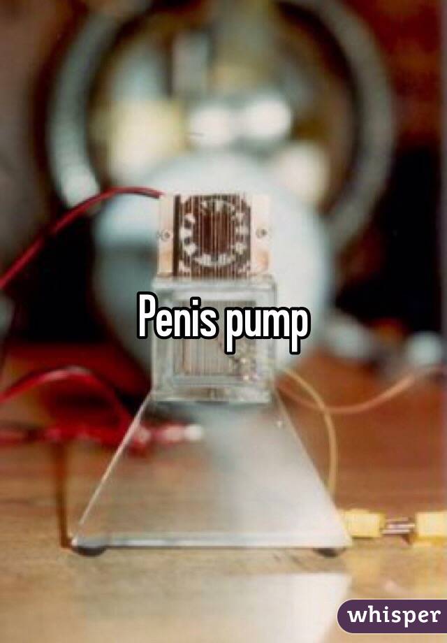 Penis pump