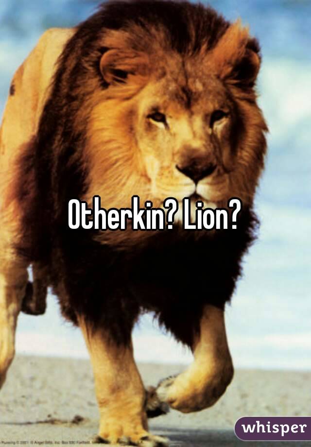 Otherkin? Lion?