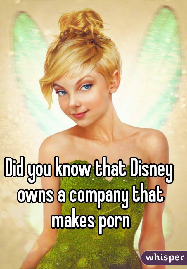 Did you know that Disney owns a company that makes porn