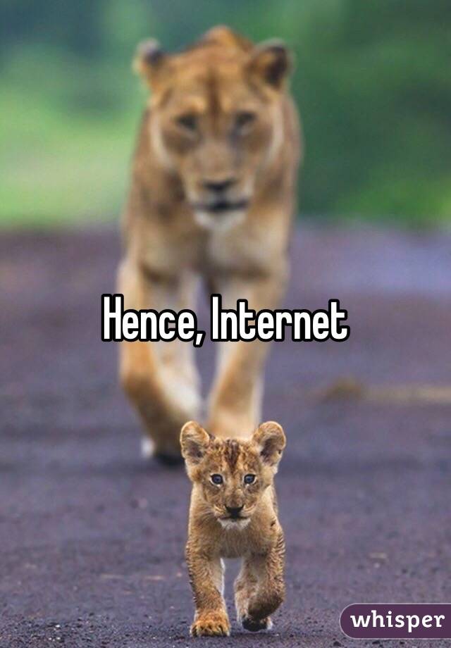 Hence, Internet