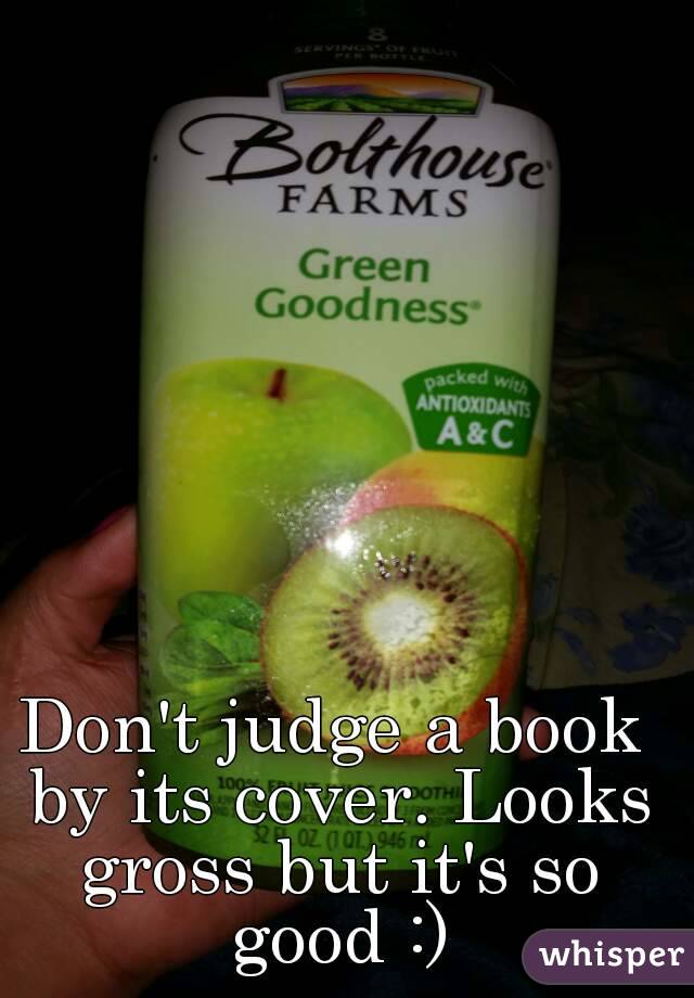 Don't judge a book by its cover. Looks gross but it's so good :)