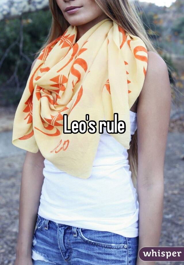 Leo's rule