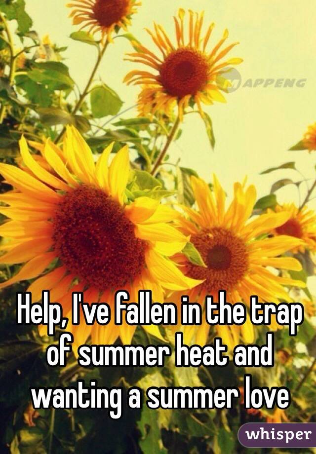 Help, I've fallen in the trap of summer heat and wanting a summer love