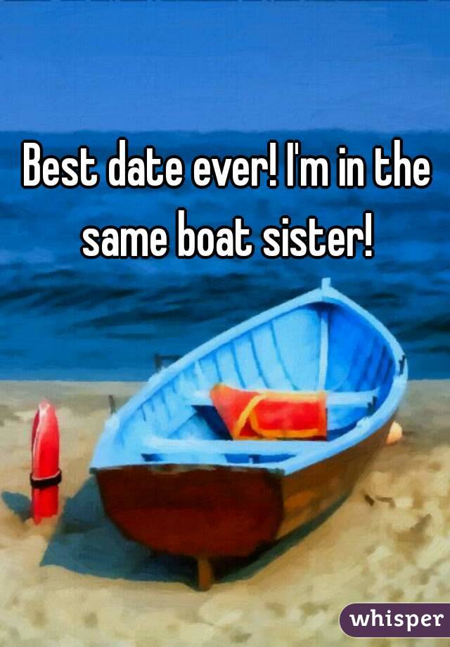 Best date ever! I'm in the same boat sister! 