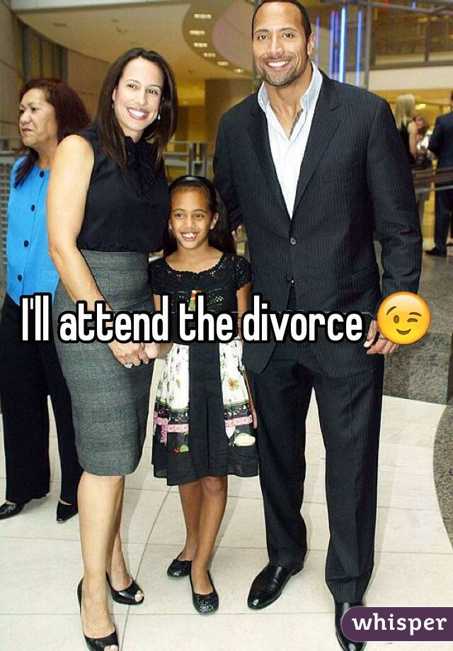 I'll attend the divorce 😉
