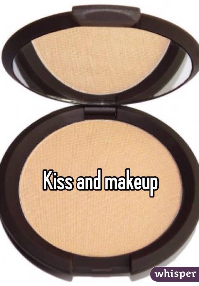 Kiss and makeup