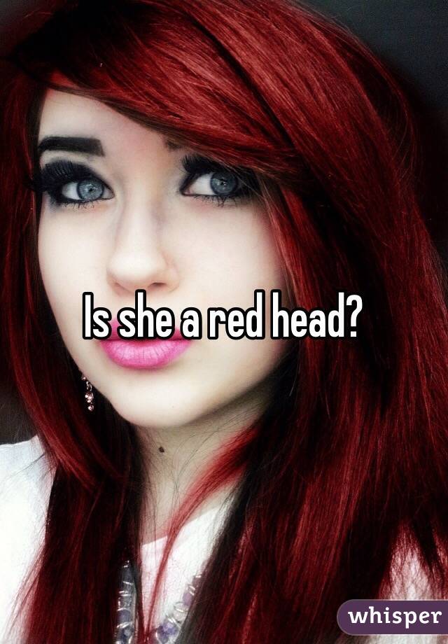 Is she a red head?