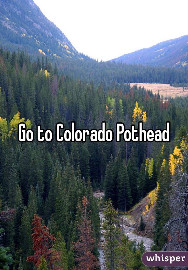 Go to Colorado Pothead 