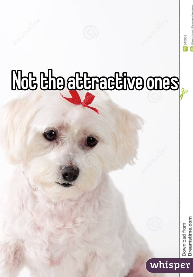 Not the attractive ones 