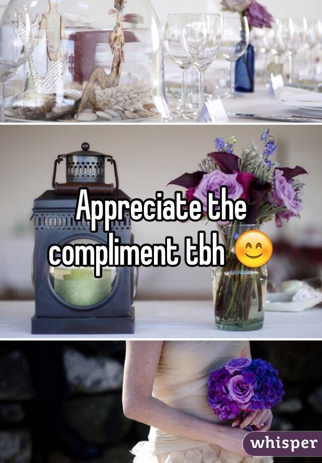 Appreciate the compliment tbh 😊