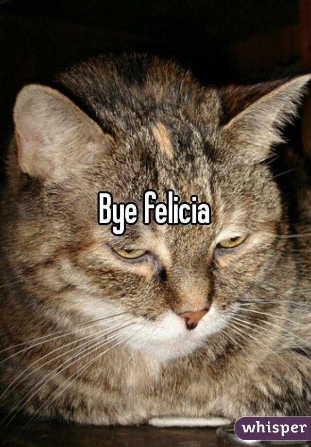 Bye felicia