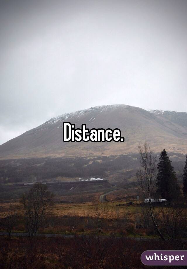 Distance. 