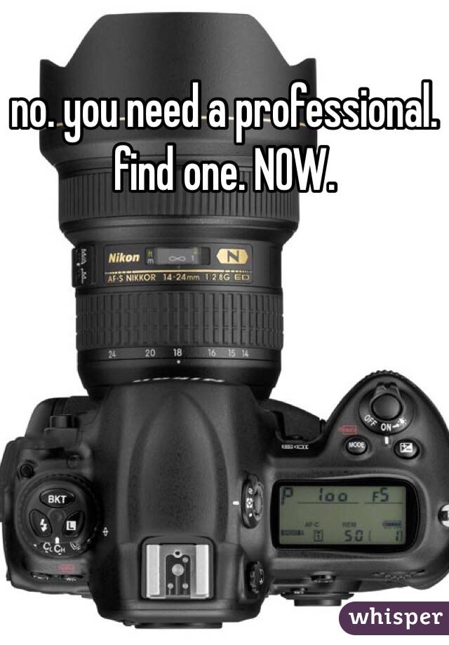 no. you need a professional. find one. NOW. 