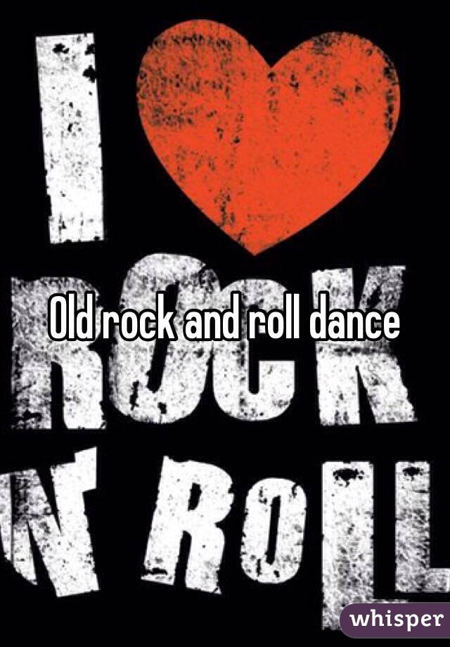 Old rock and roll dance