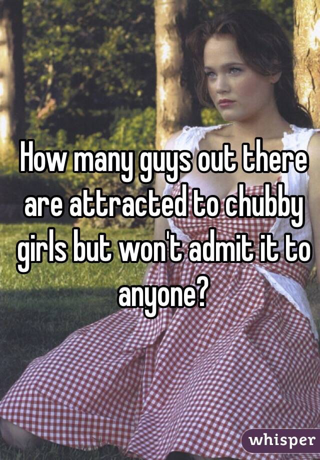 How many guys out there are attracted to chubby girls but won't admit it to anyone?