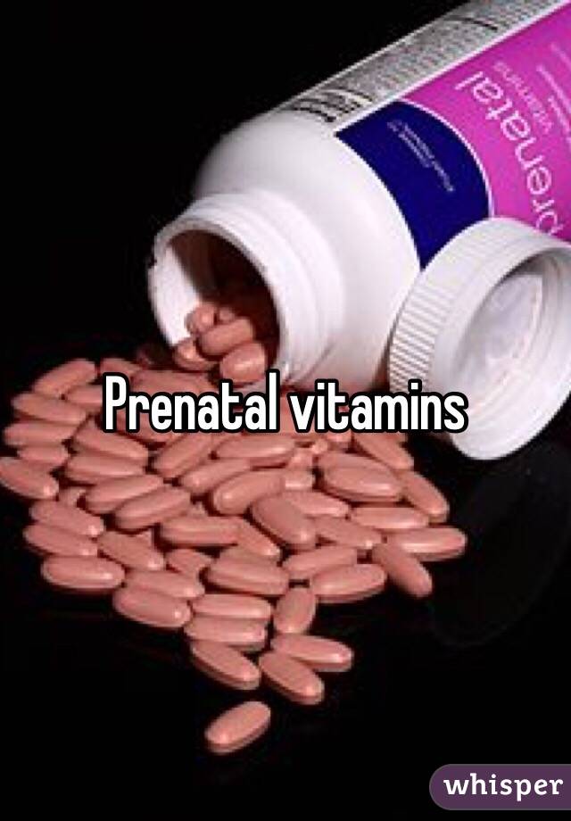 Prenatal vitamins 