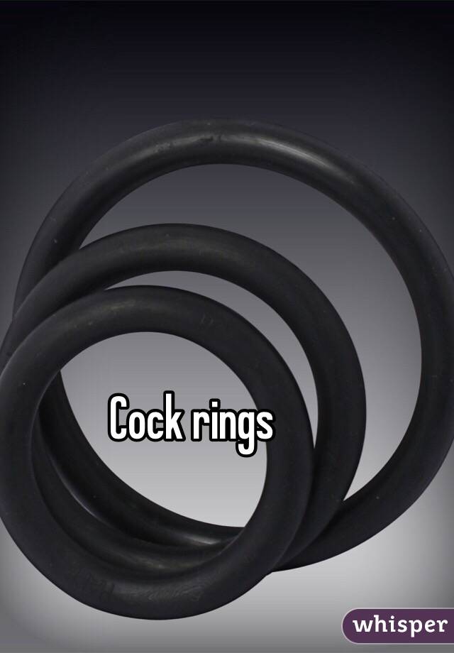 Cock rings 