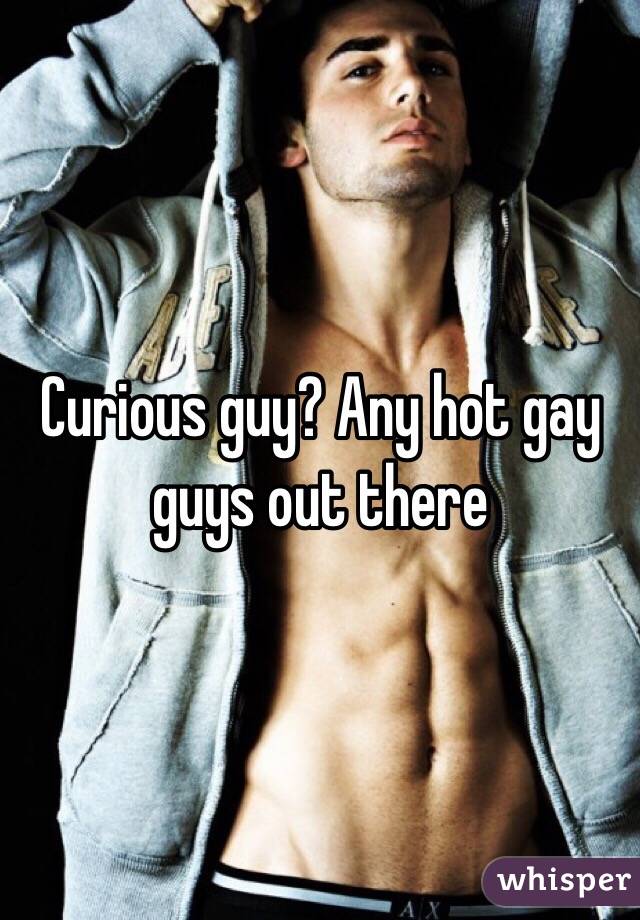 Curious guy? Any hot gay guys out there 