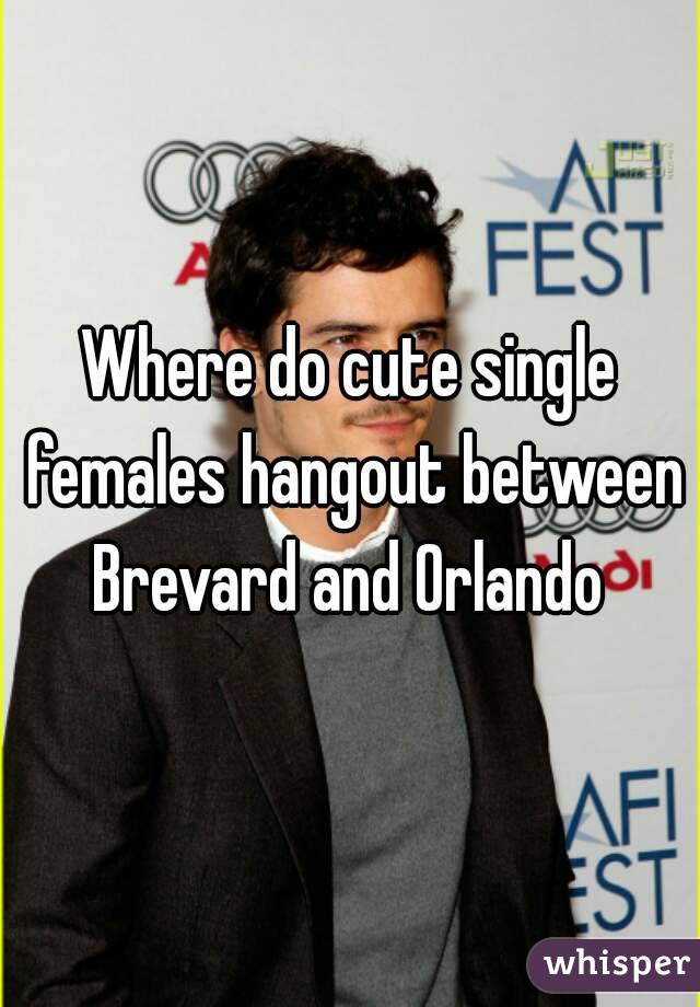 Where do cute single females hangout between Brevard and Orlando 