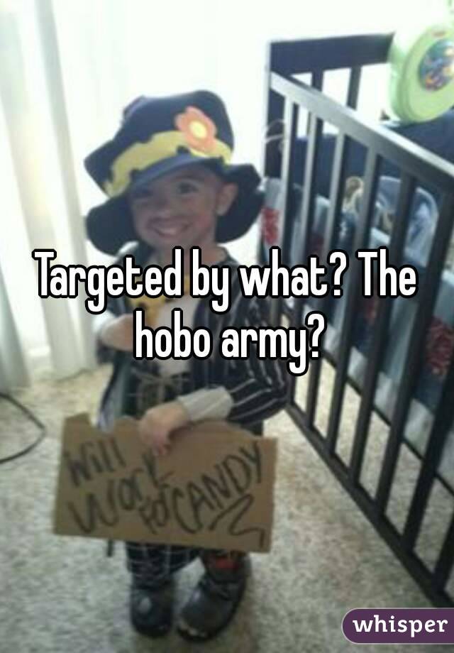 Targeted by what? The hobo army?