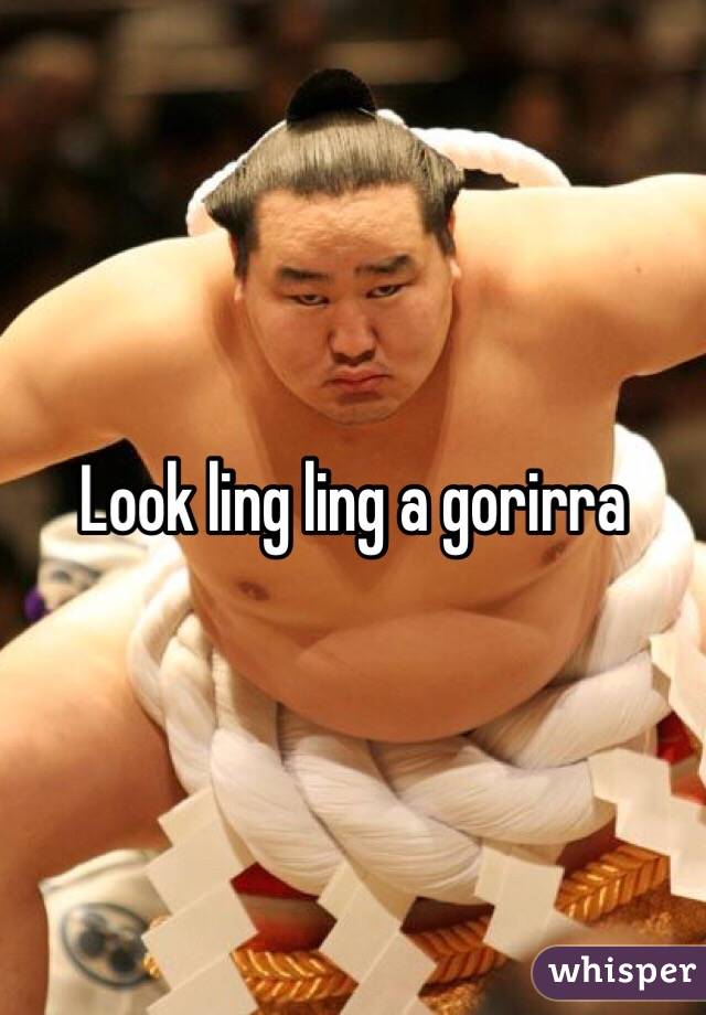 Look ling ling a gorirra