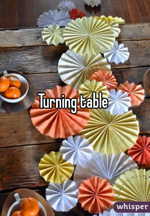 Turning table 