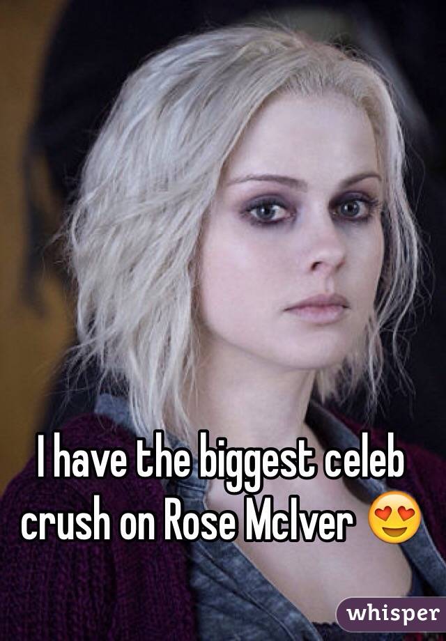 I have the biggest celeb crush on Rose McIver 😍