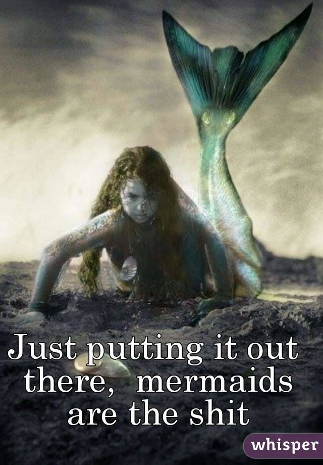 Just putting it out there,  mermaids are the shit