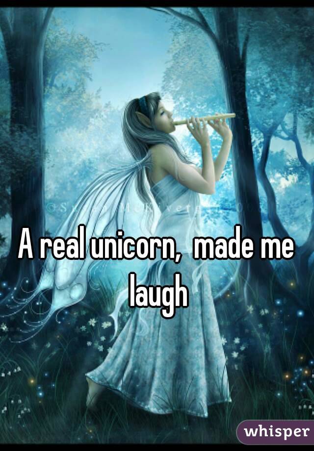 A real unicorn,  made me laugh