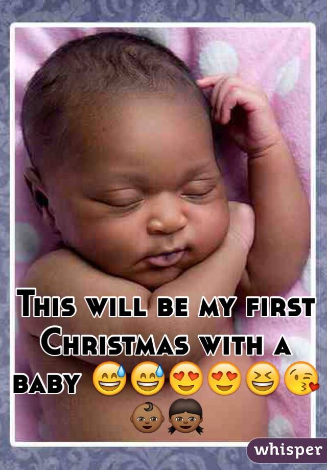 This will be my first Christmas with a baby 😅😅😍😍😆😘👶🏾👧🏾