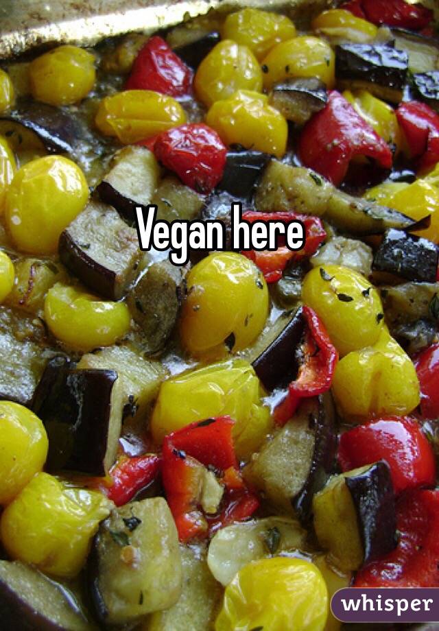 Vegan here
