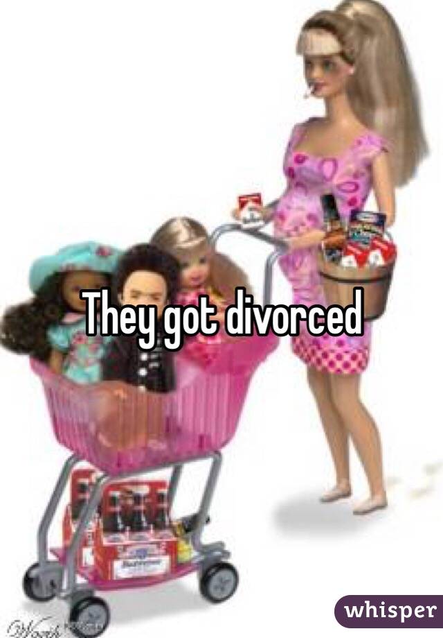 They got divorced 
