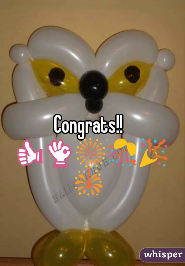 Congrats!! 👍👌🎆🎊🎉🎇