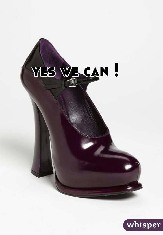 yes we can ! 