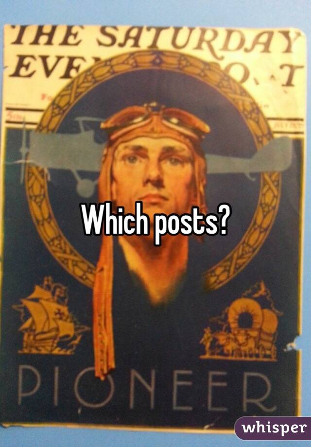 Which posts?