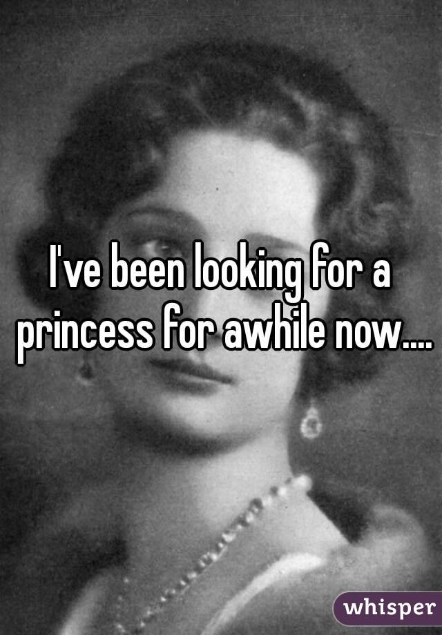 I've been looking for a princess for awhile now....