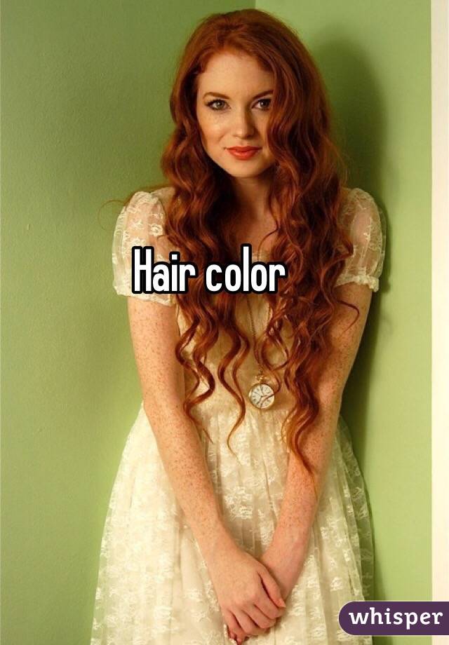 Hair color