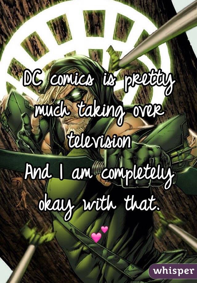 DC comics is pretty much taking over television
And I am completely okay with that. 
💕